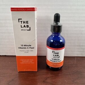 The Lab Direct 10 Minute Vitamin C Peel AHA BHA Skin Tone 2 oz New Sealed
